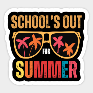 School's Out For Summer Sticker